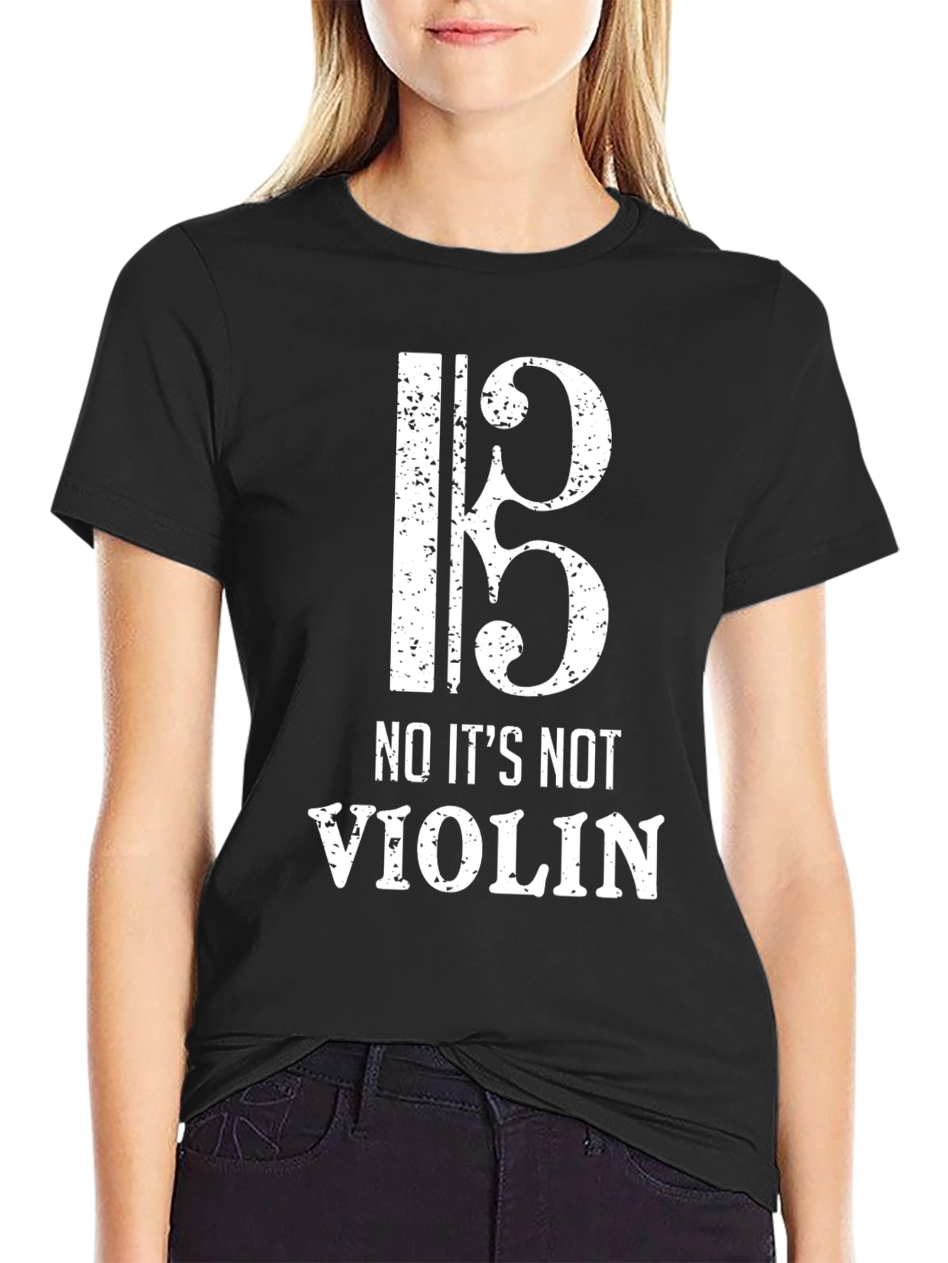 Viola Clef T-Shirt - No Its Not Violin!