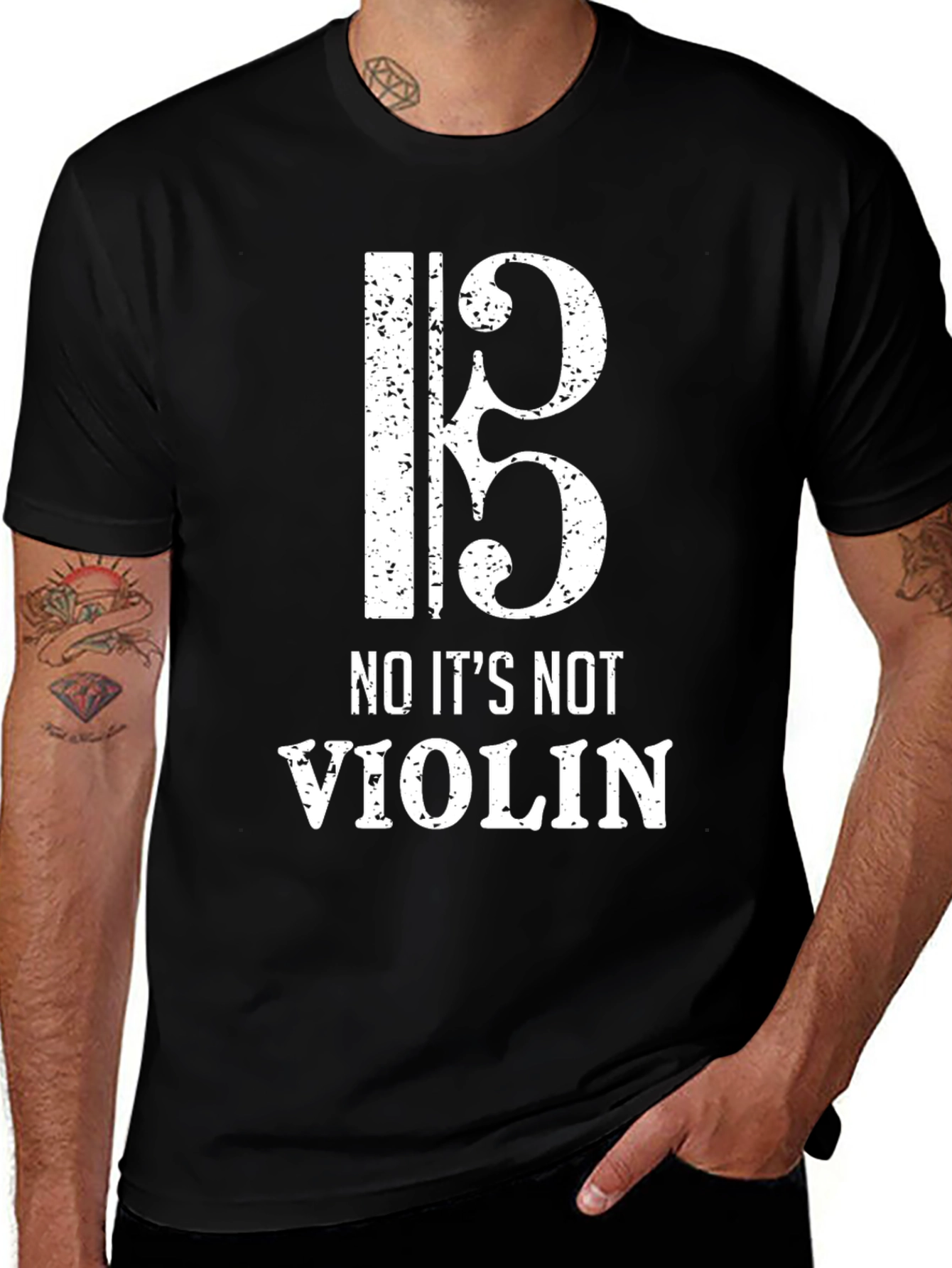 Viola Clef T-Shirt - No Its Not Violin!
