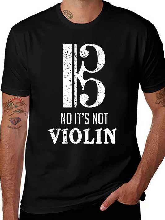 Viola Clef T-Shirt - No Its Not Violin!