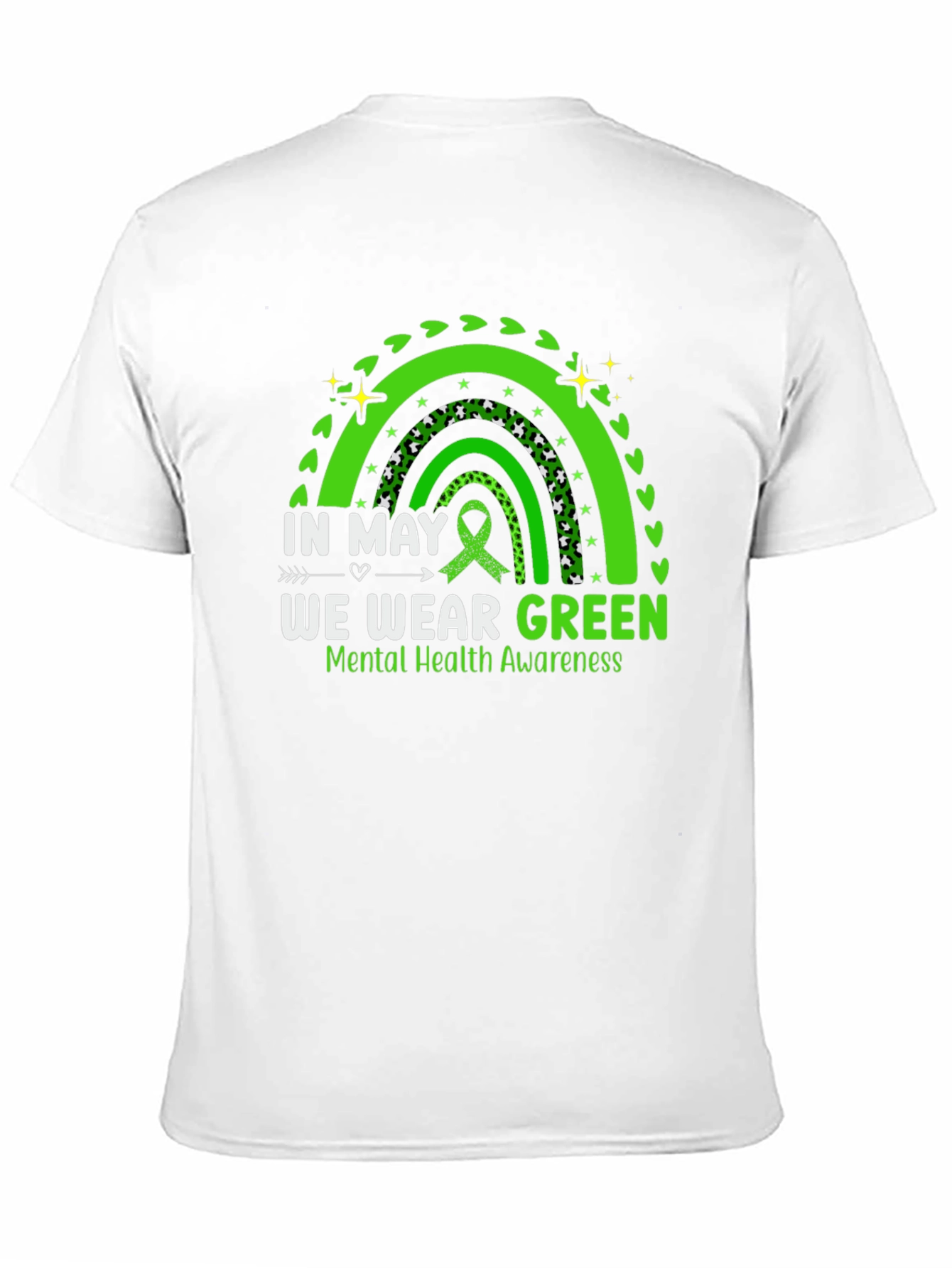 In May We Wear Green Mental Health Awareness T-Shirt