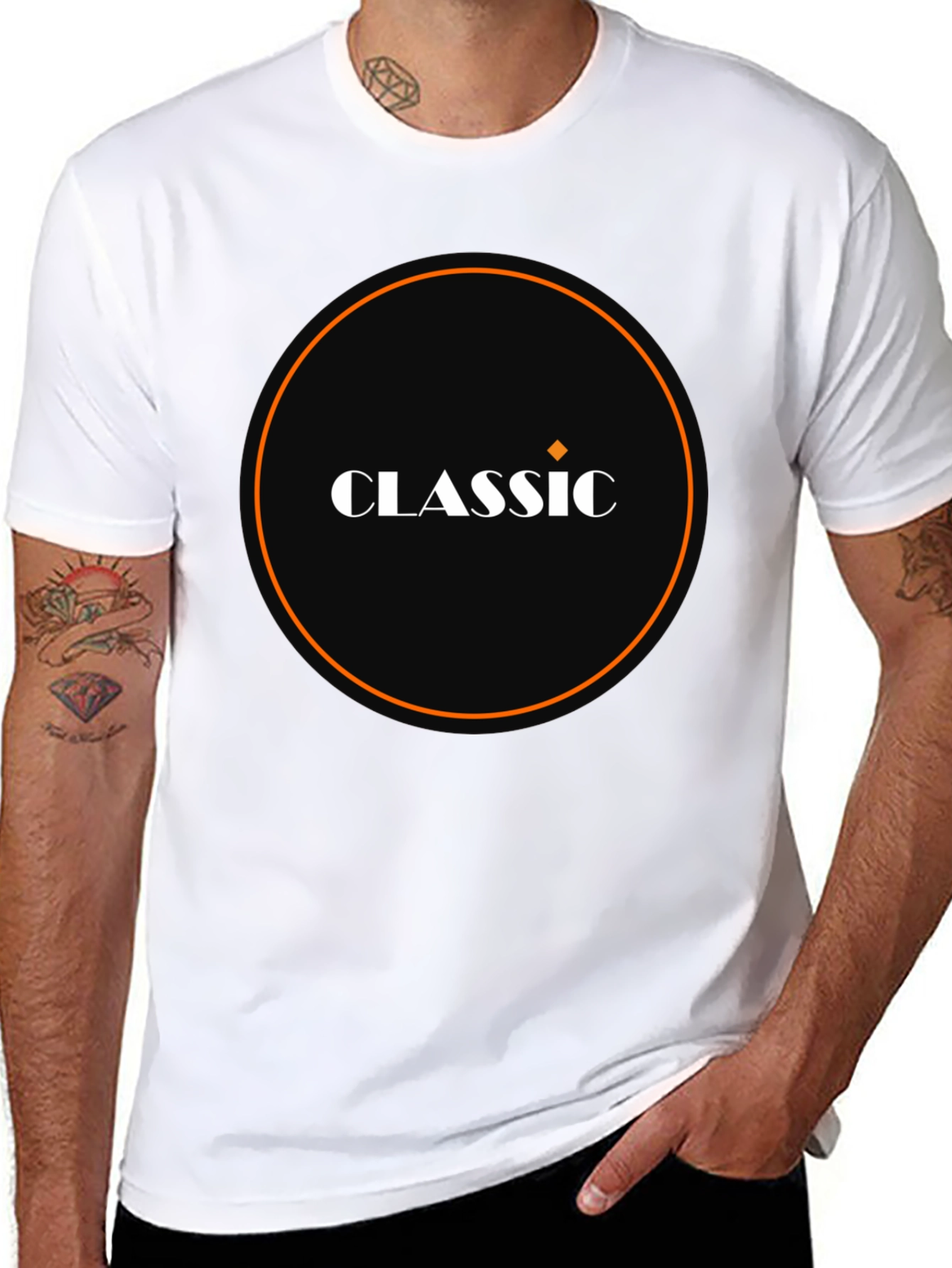 Classic Black Graphic Tee