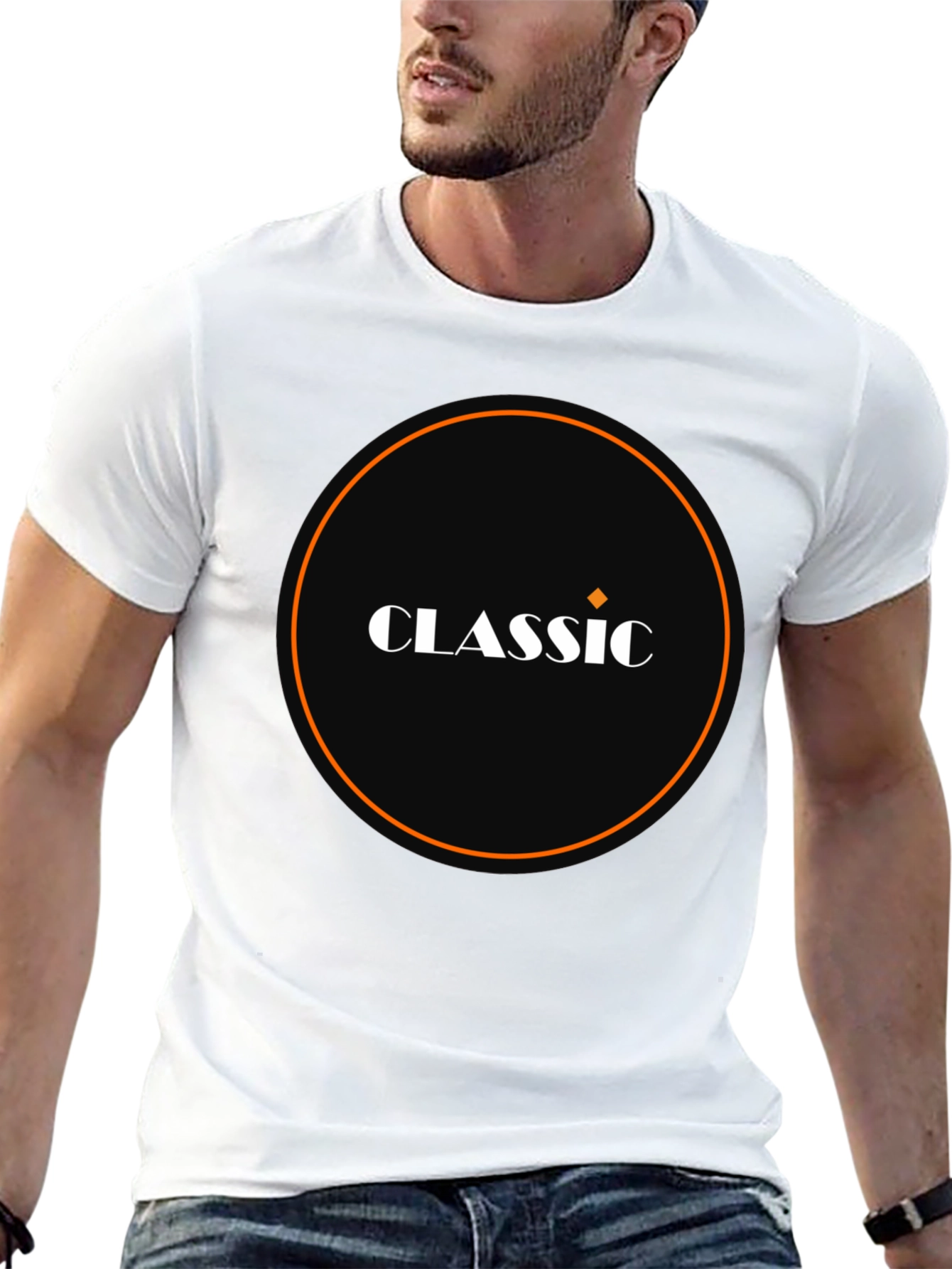 Classic Black Graphic Tee