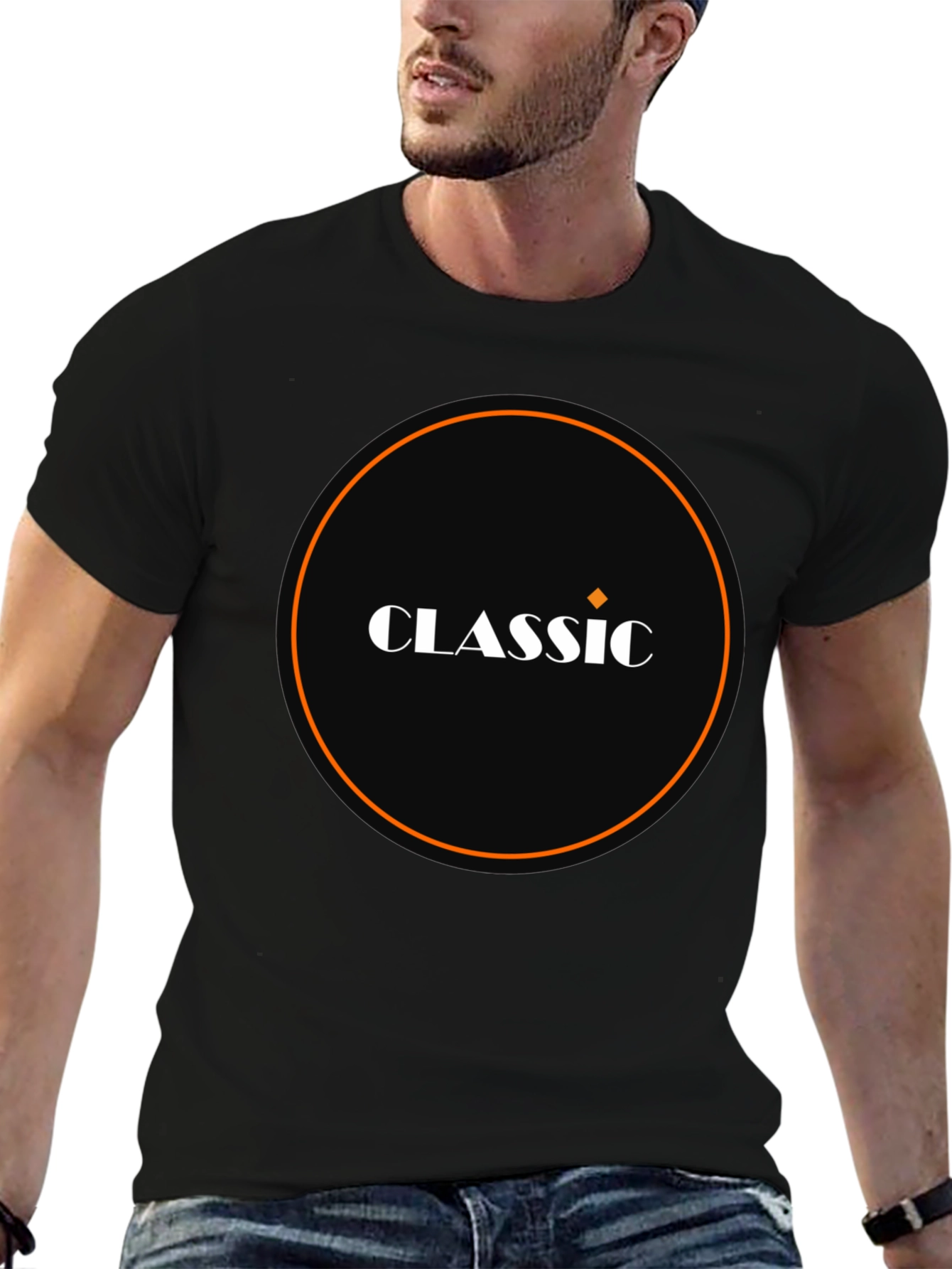 Classic Black Graphic Tee