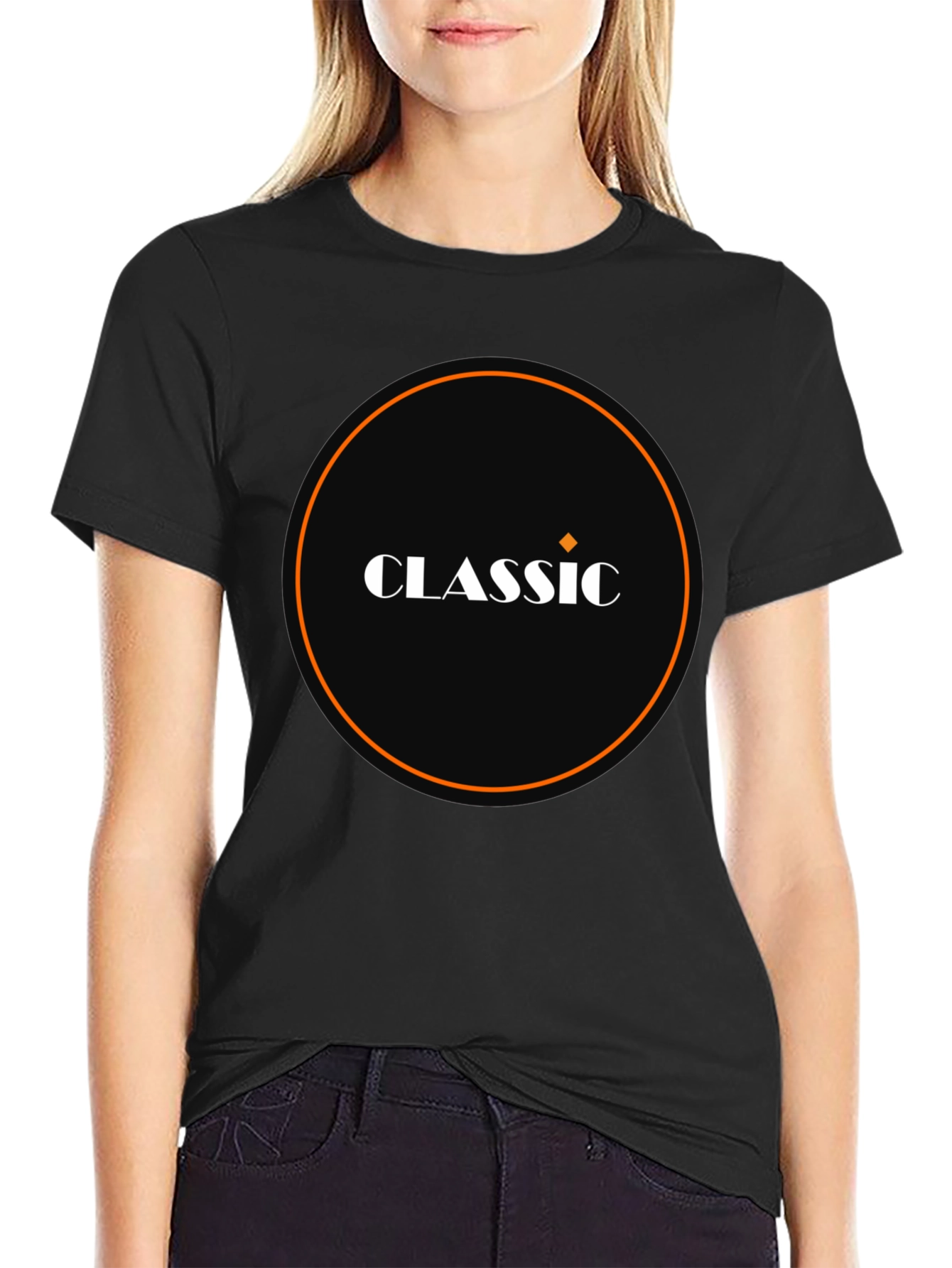 Classic Black Graphic Tee