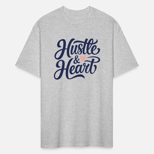 Hustle and Heart Inspirational Calligraphy