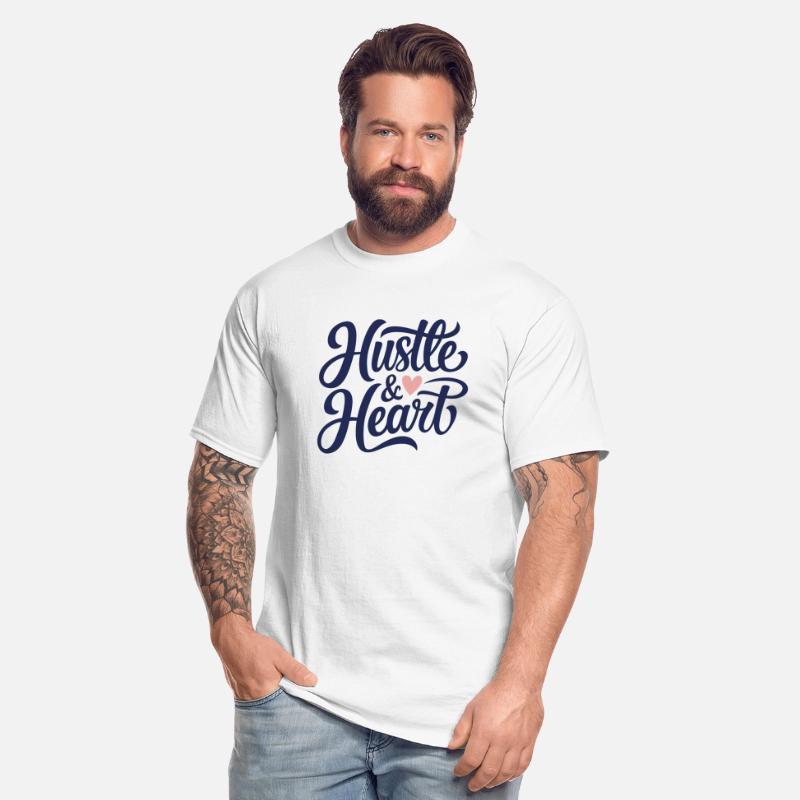 Hustle and Heart Inspirational Calligraphy