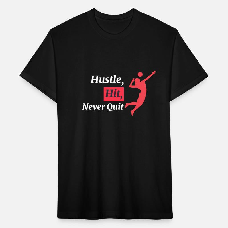 Hustle, Hit, Never Quit, women soccer tshirt