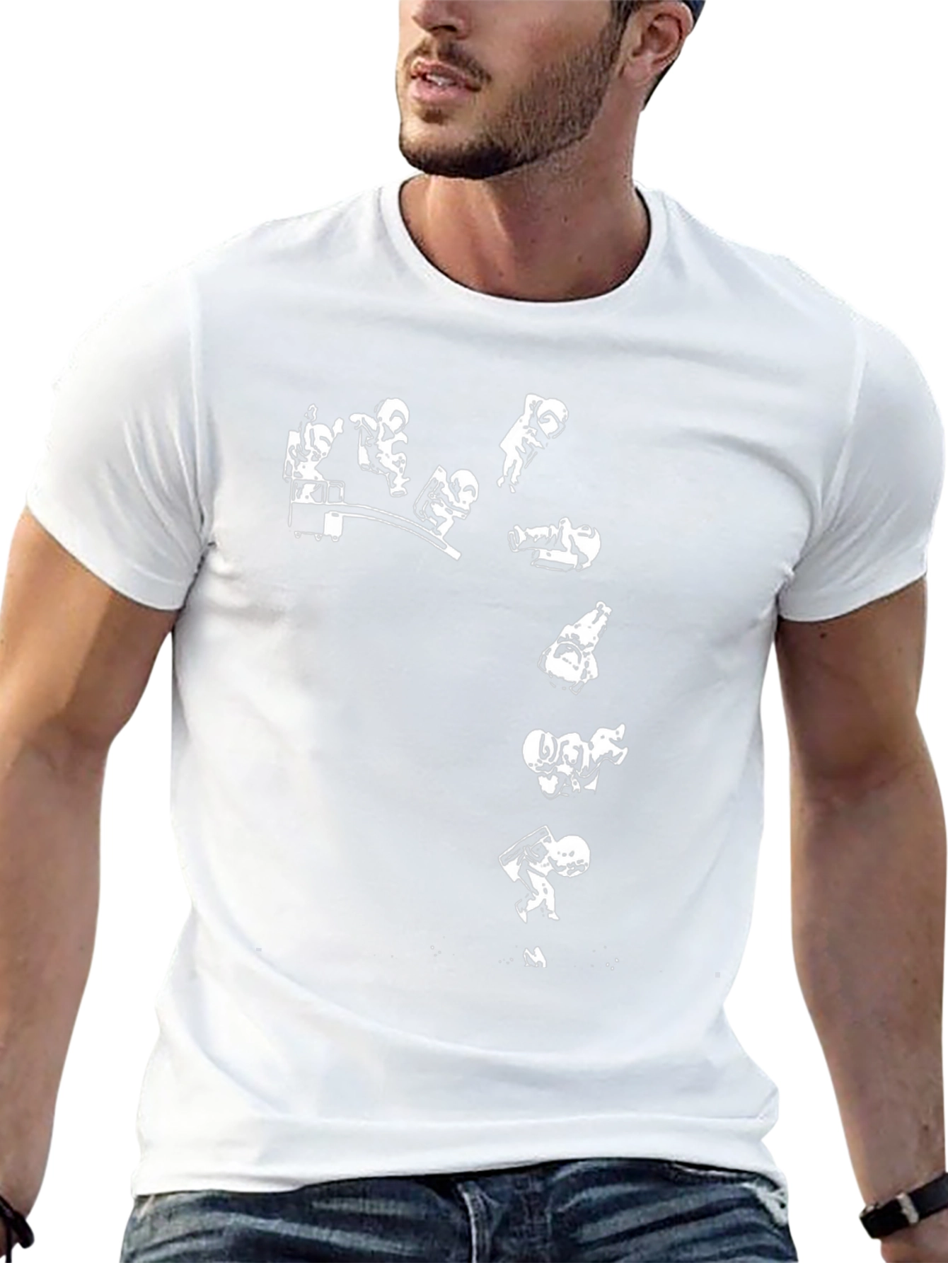 Astronaut Skydive Graphic T-Shirt
