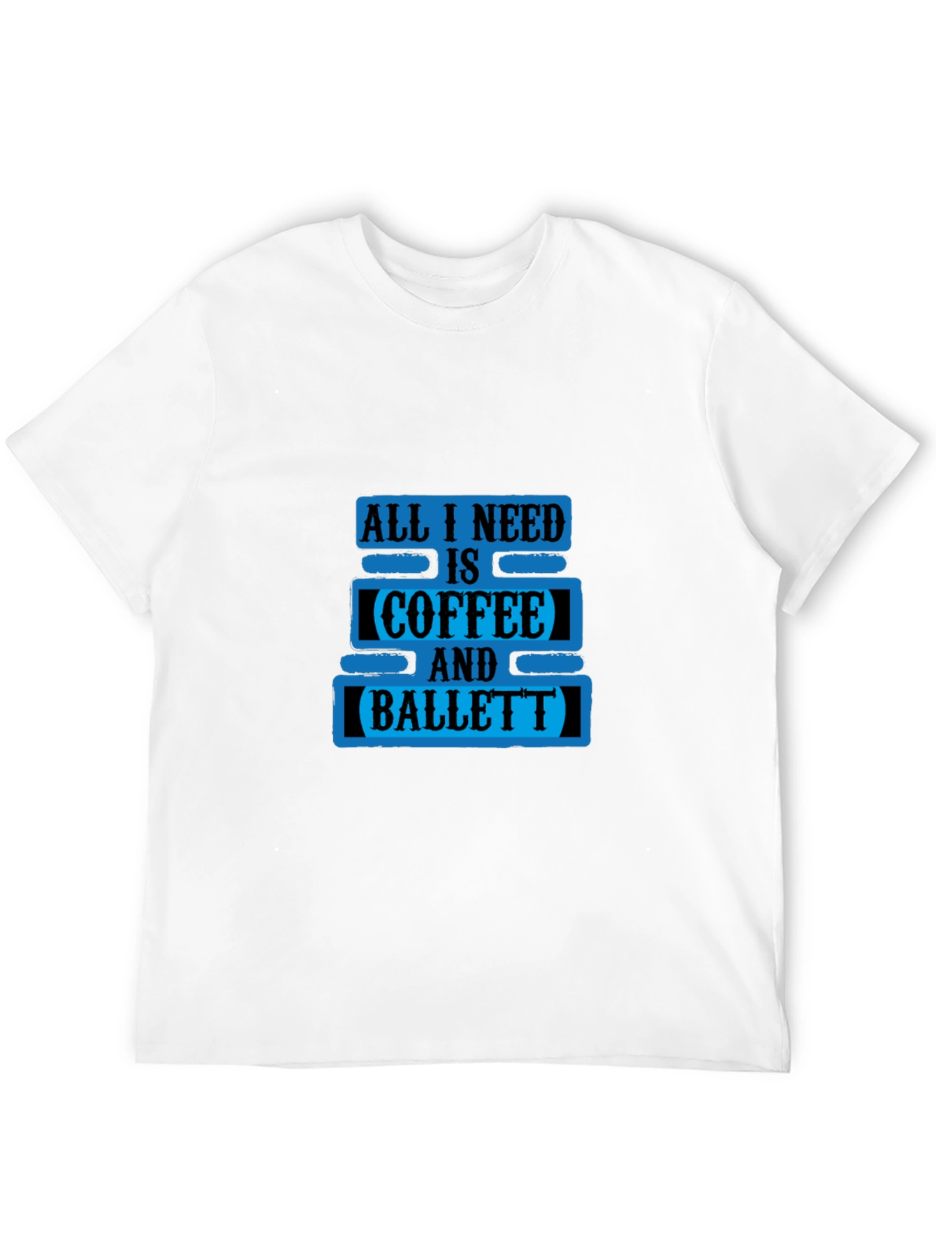 Coffee and Ballet Black T-Shirt