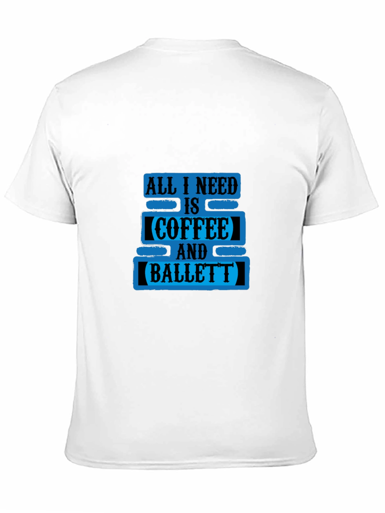 Coffee and Ballet Black T-Shirt