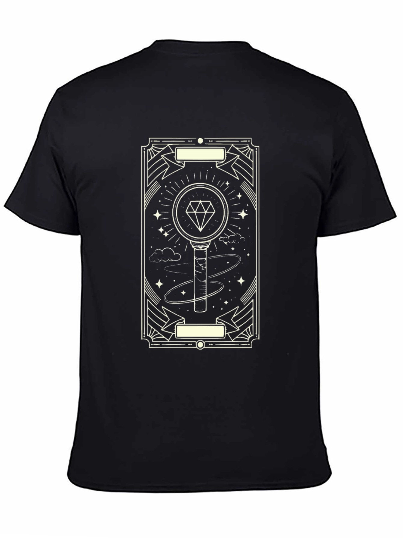 Diamond Graphic Black T-Shirt