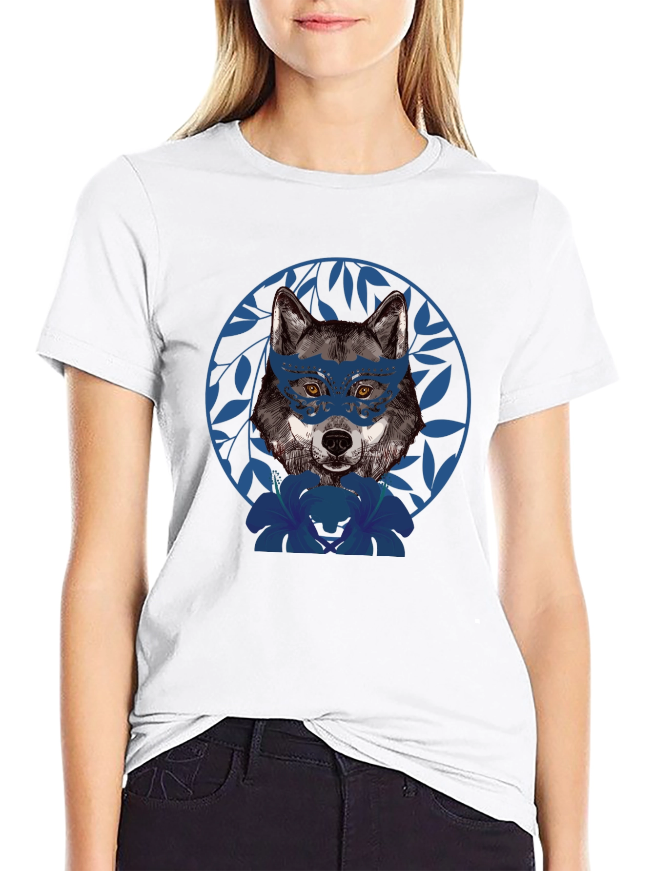 Wolf Mask Graphic Tee