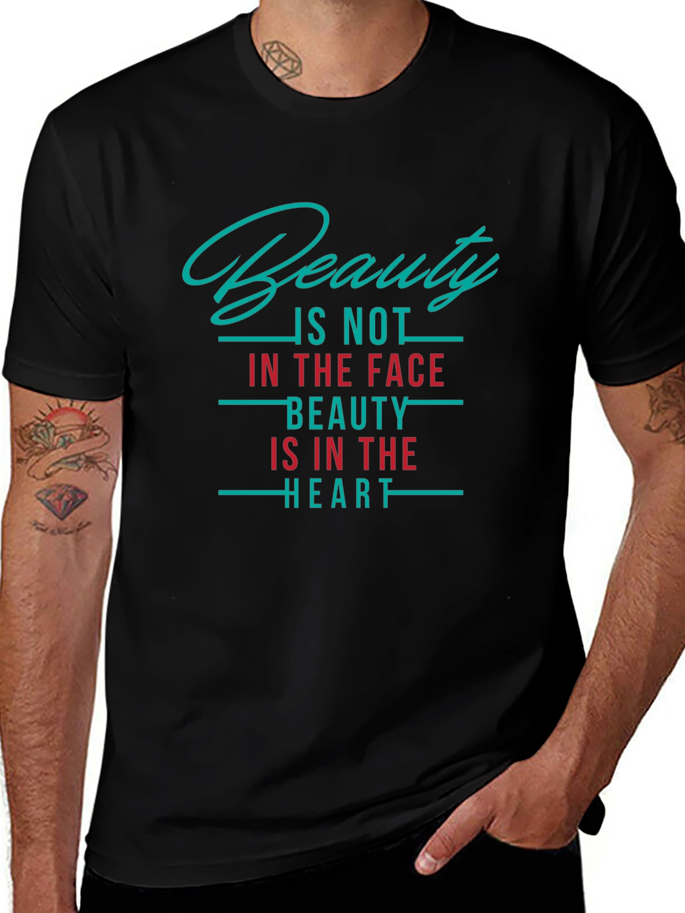 Beauty Within Black T-Shirt