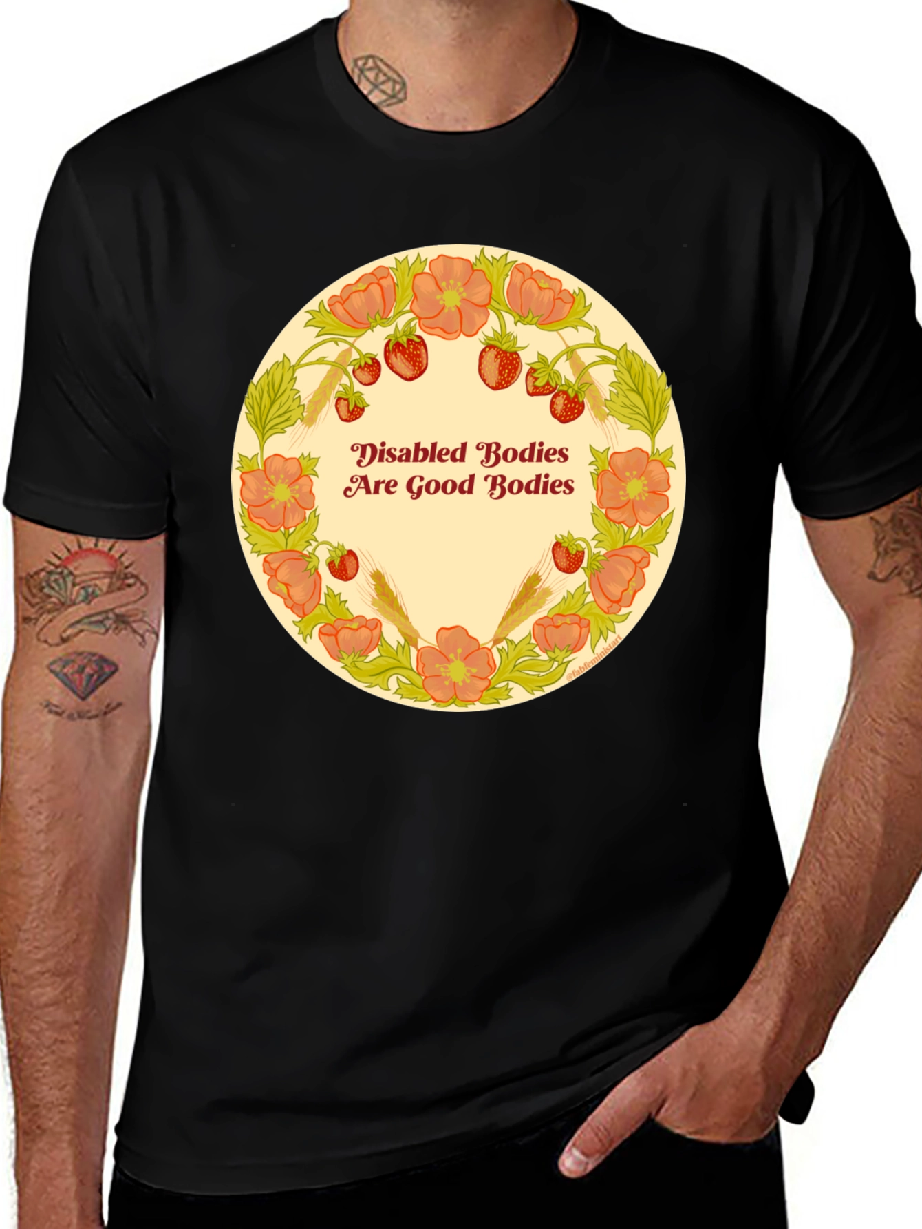 Disabled Bodies Are Good Bodies Graphic Tee