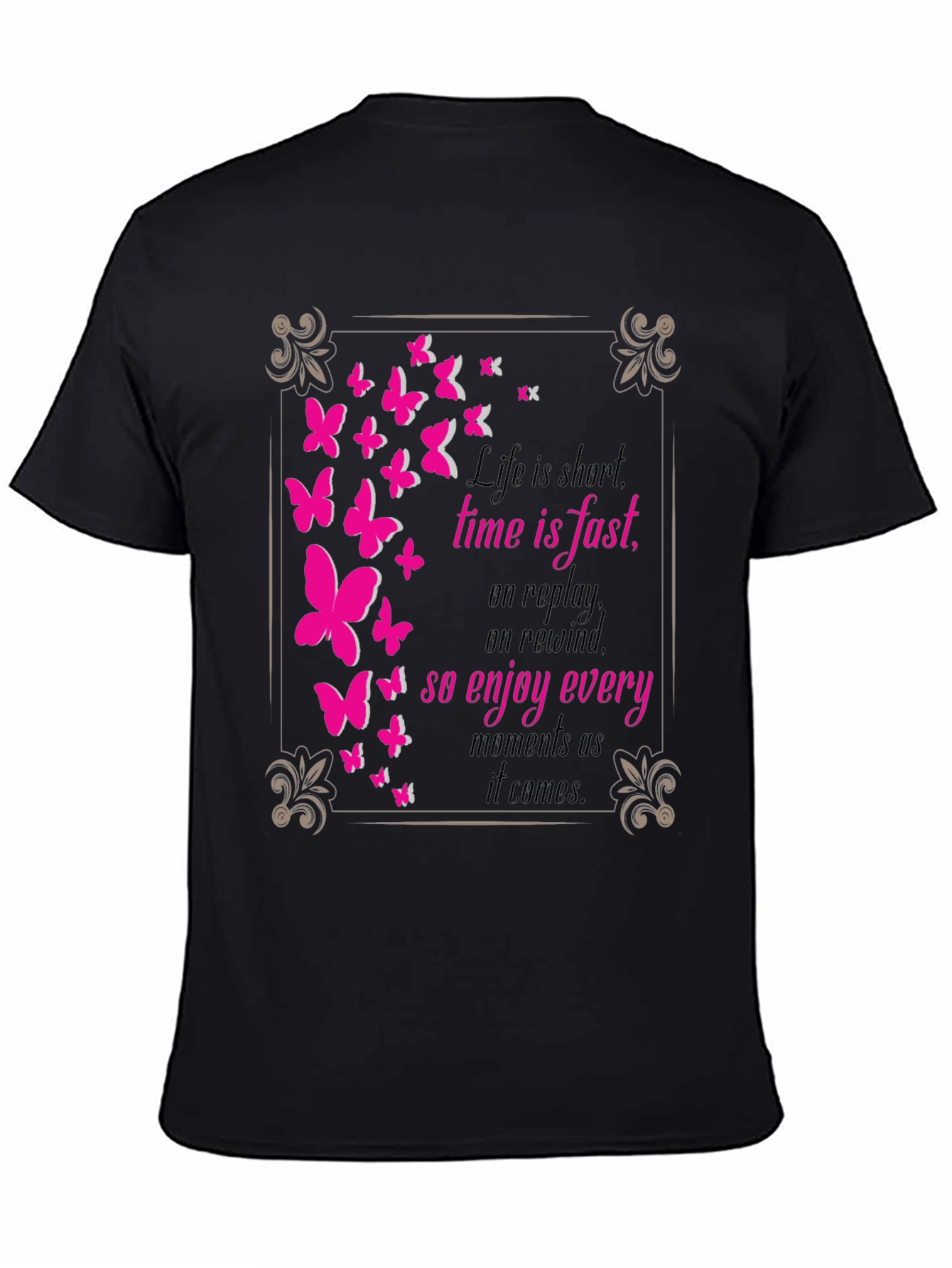 Butterfly Graphic Tee - Live Every Moment