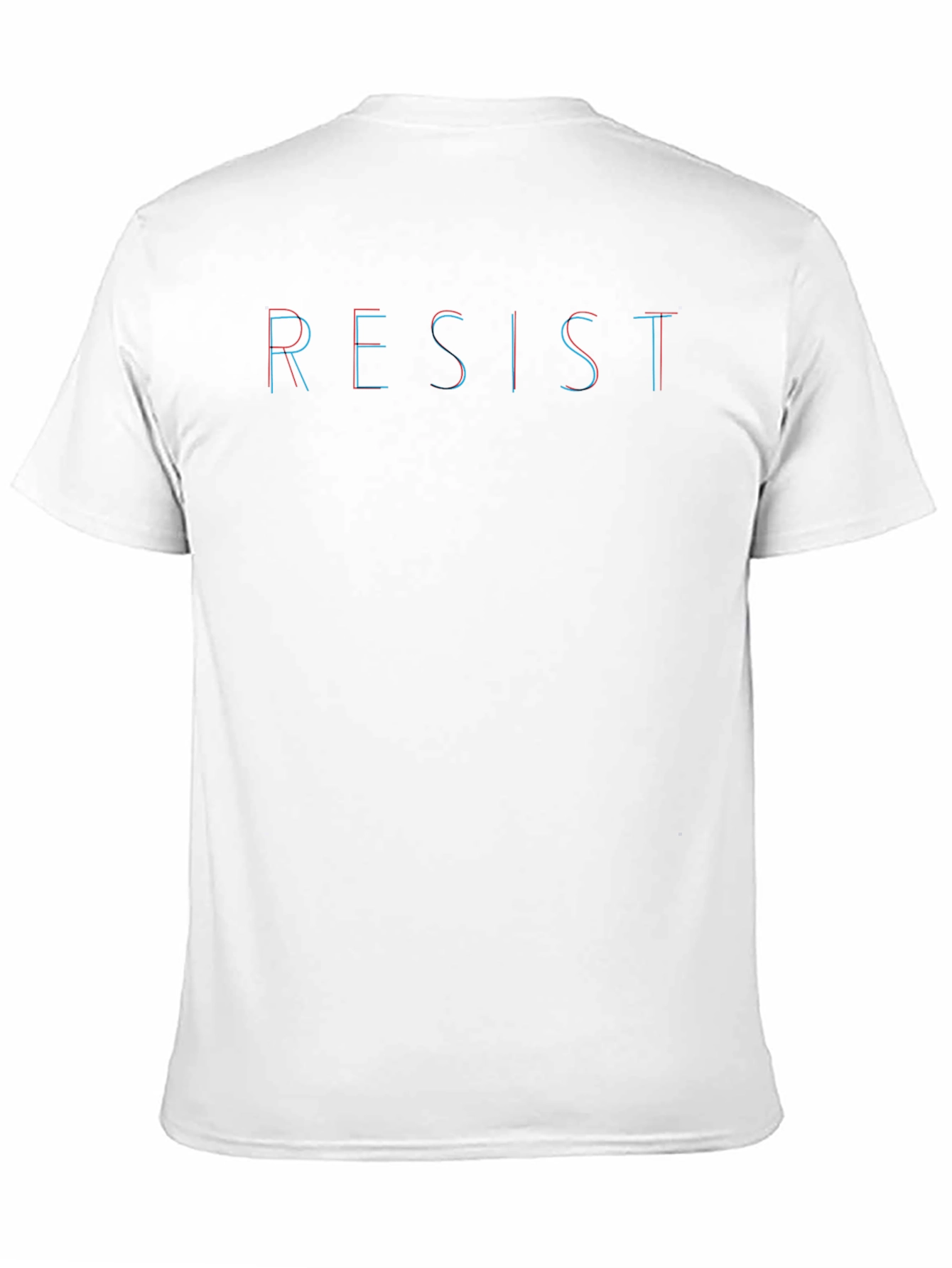 Resist Graphic Tee - Mens Black Crew Neck Shirt
