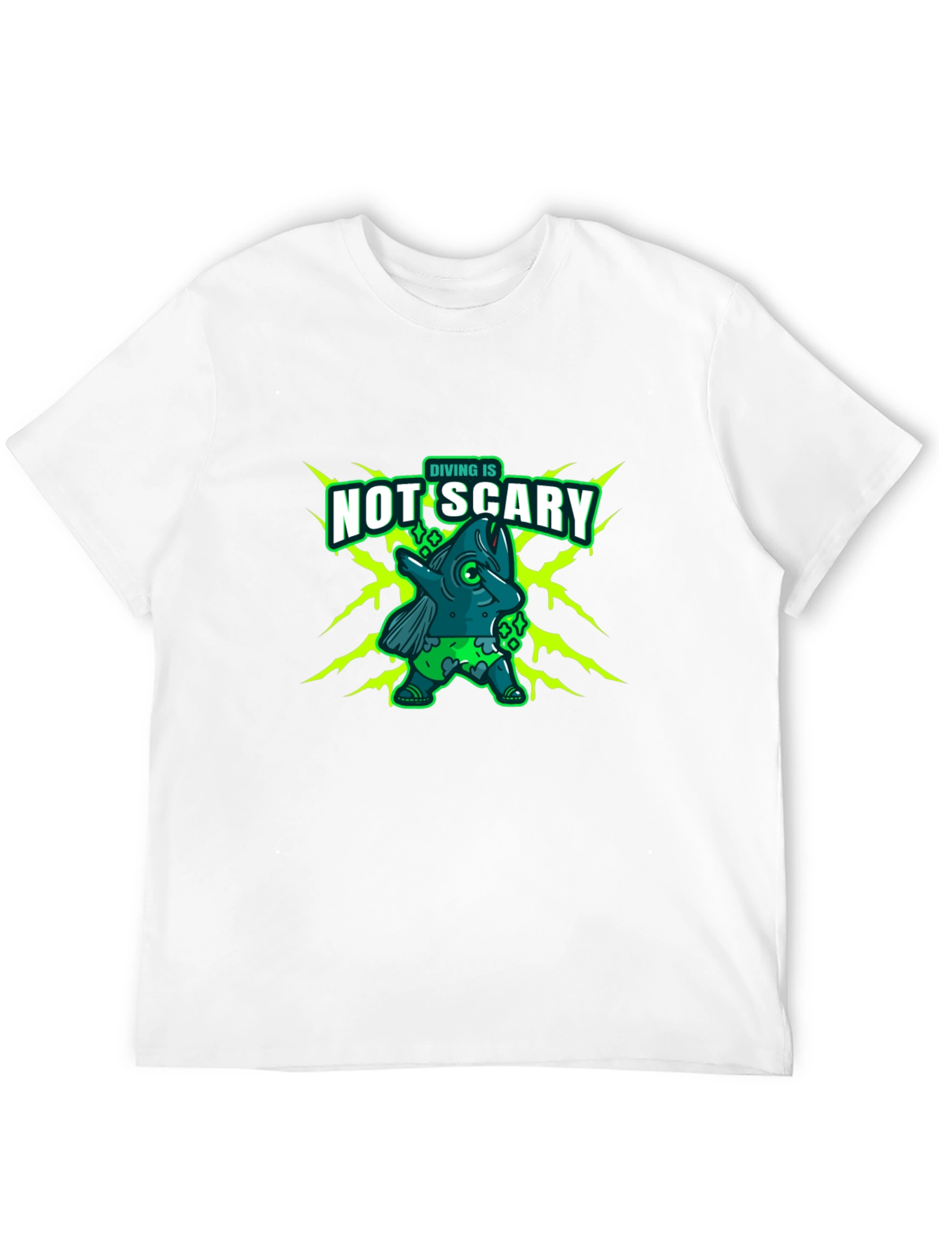 Diving is Not Scary Graphic T-Shirt