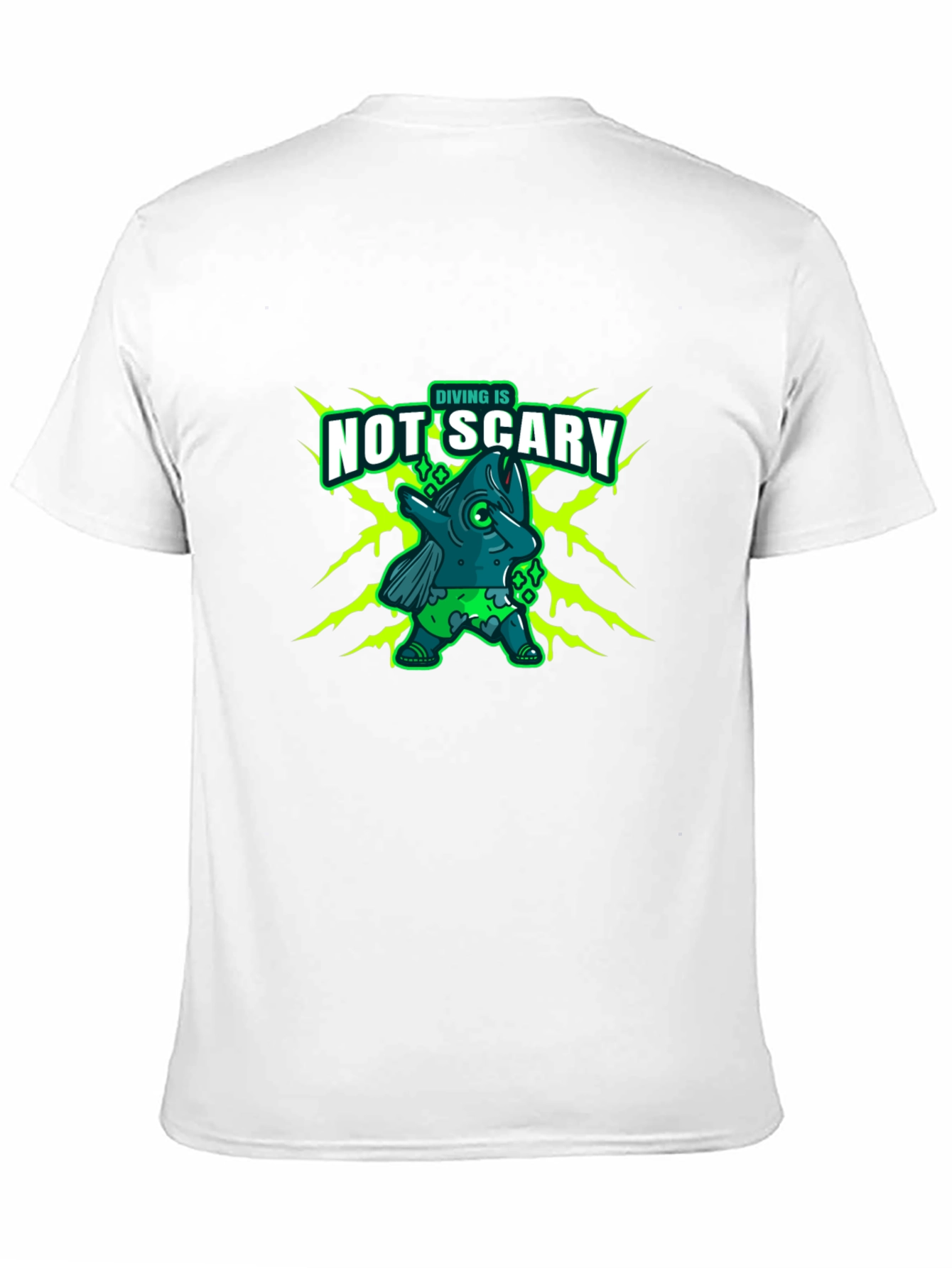 Diving is Not Scary Graphic T-Shirt