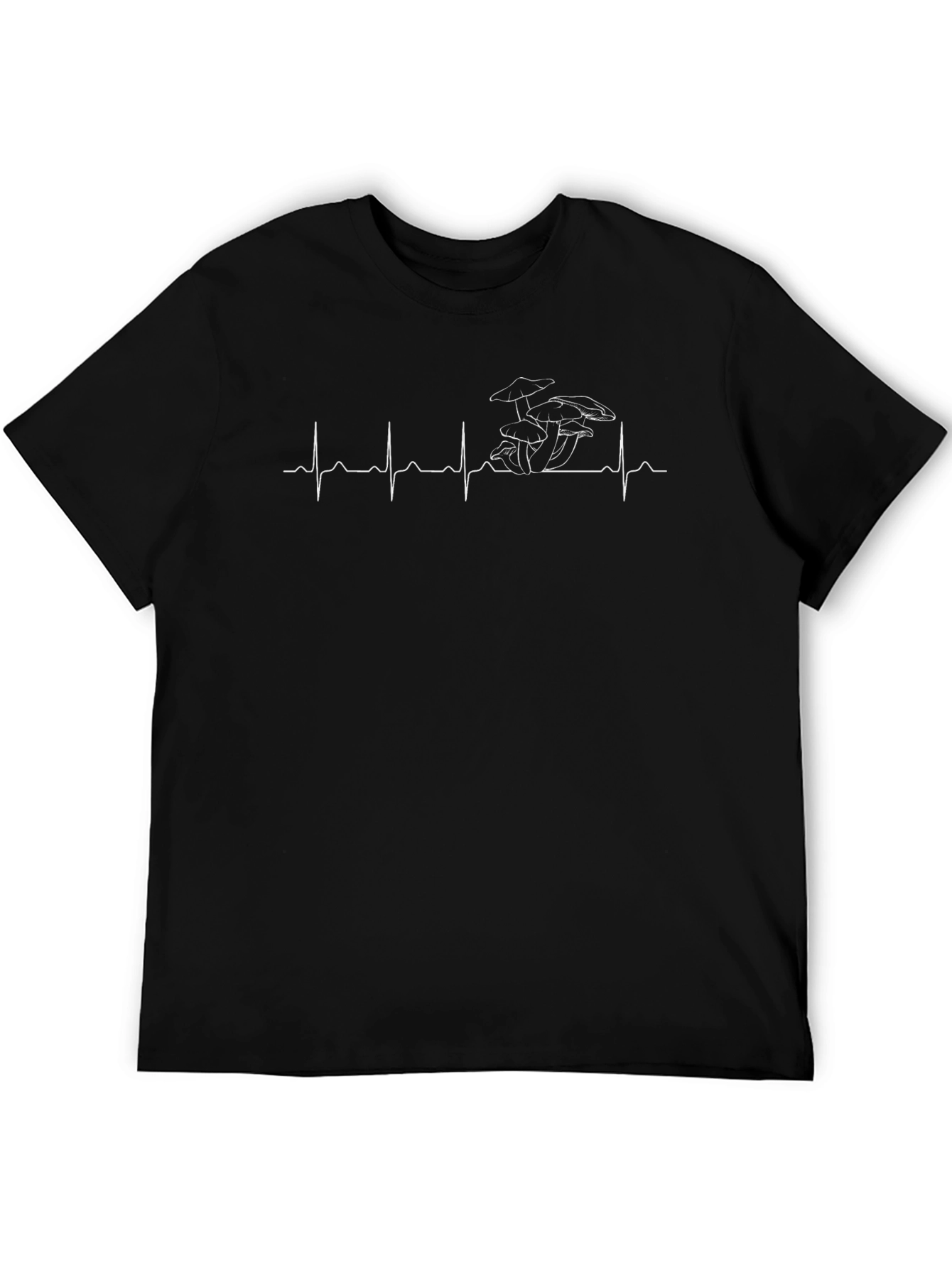 Mushroom Heartbeat T-Shirt - Fungi Lover Tee