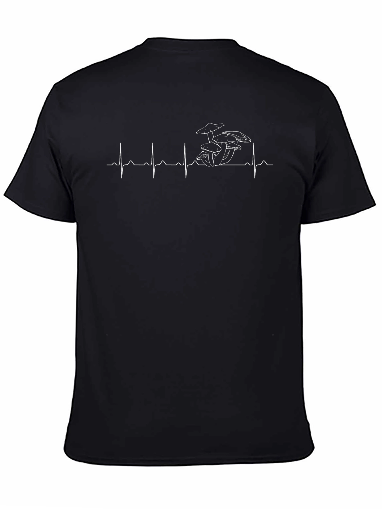 Mushroom Heartbeat T-Shirt - Fungi Lover Tee