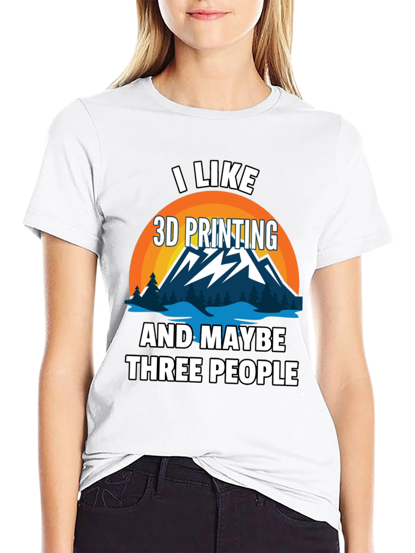 I Like 3D Printing Mens Graphic T-Shirt