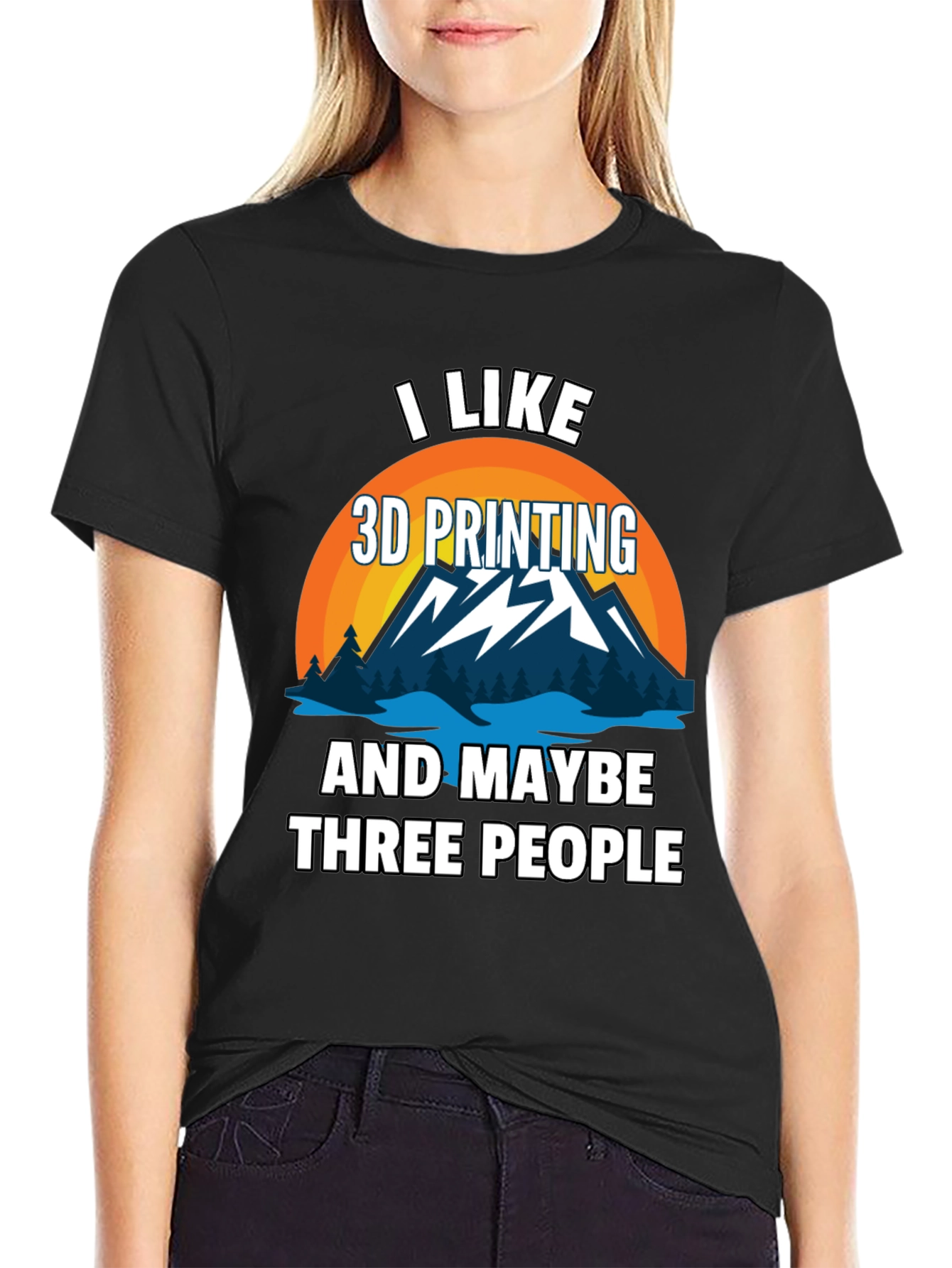 I Like 3D Printing Mens Graphic T-Shirt