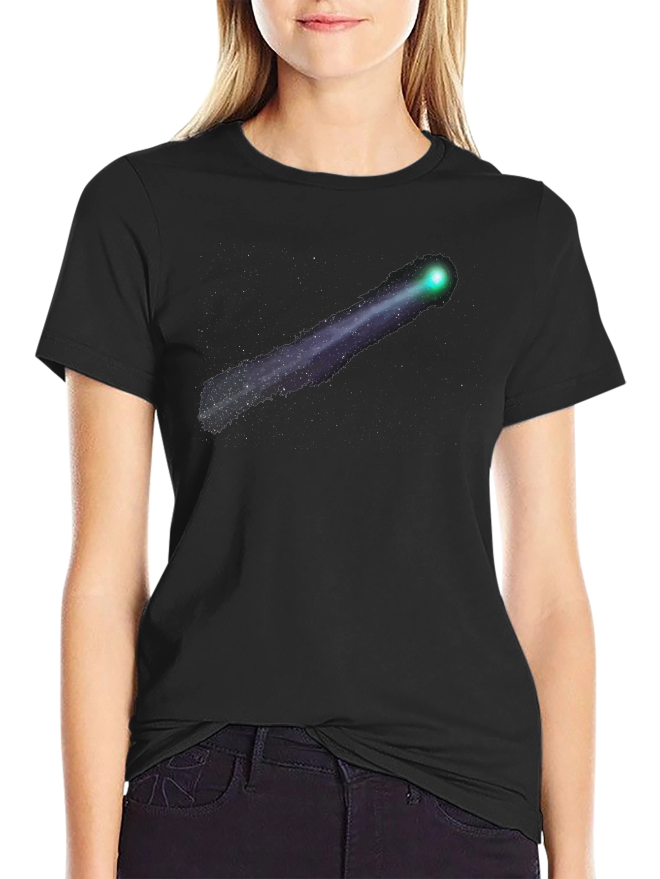 Comet Graphic Black T-Shirt