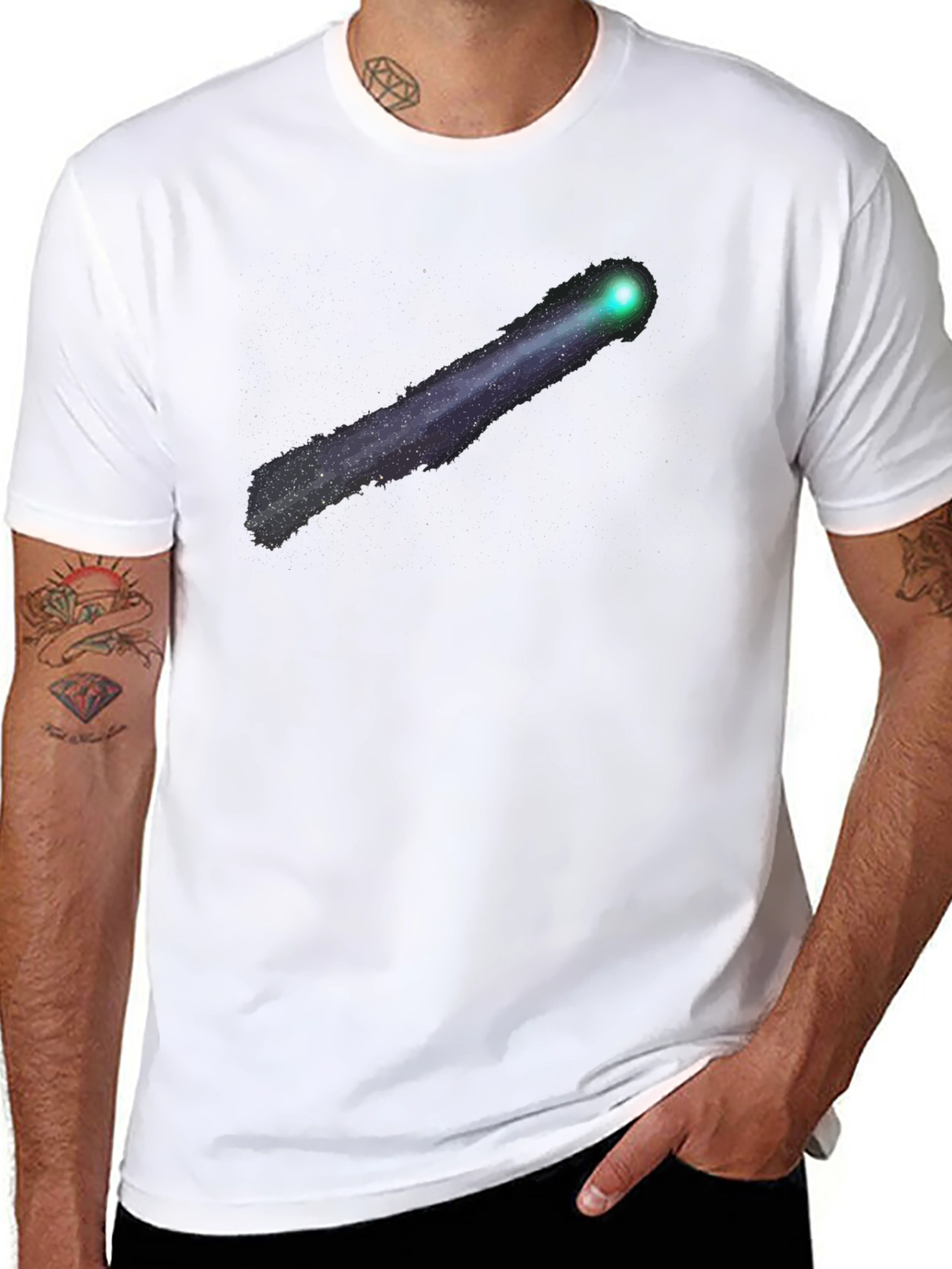 Comet Graphic Black T-Shirt