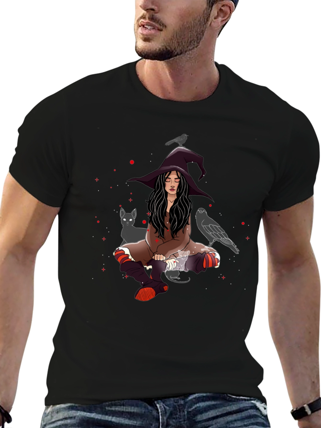 Witch & Familiars Graphic T-Shirt