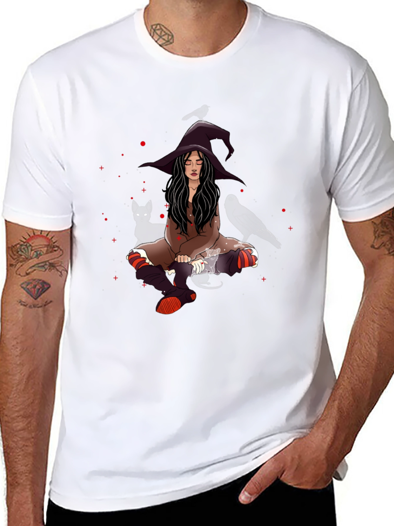 Witch & Familiars Graphic T-Shirt