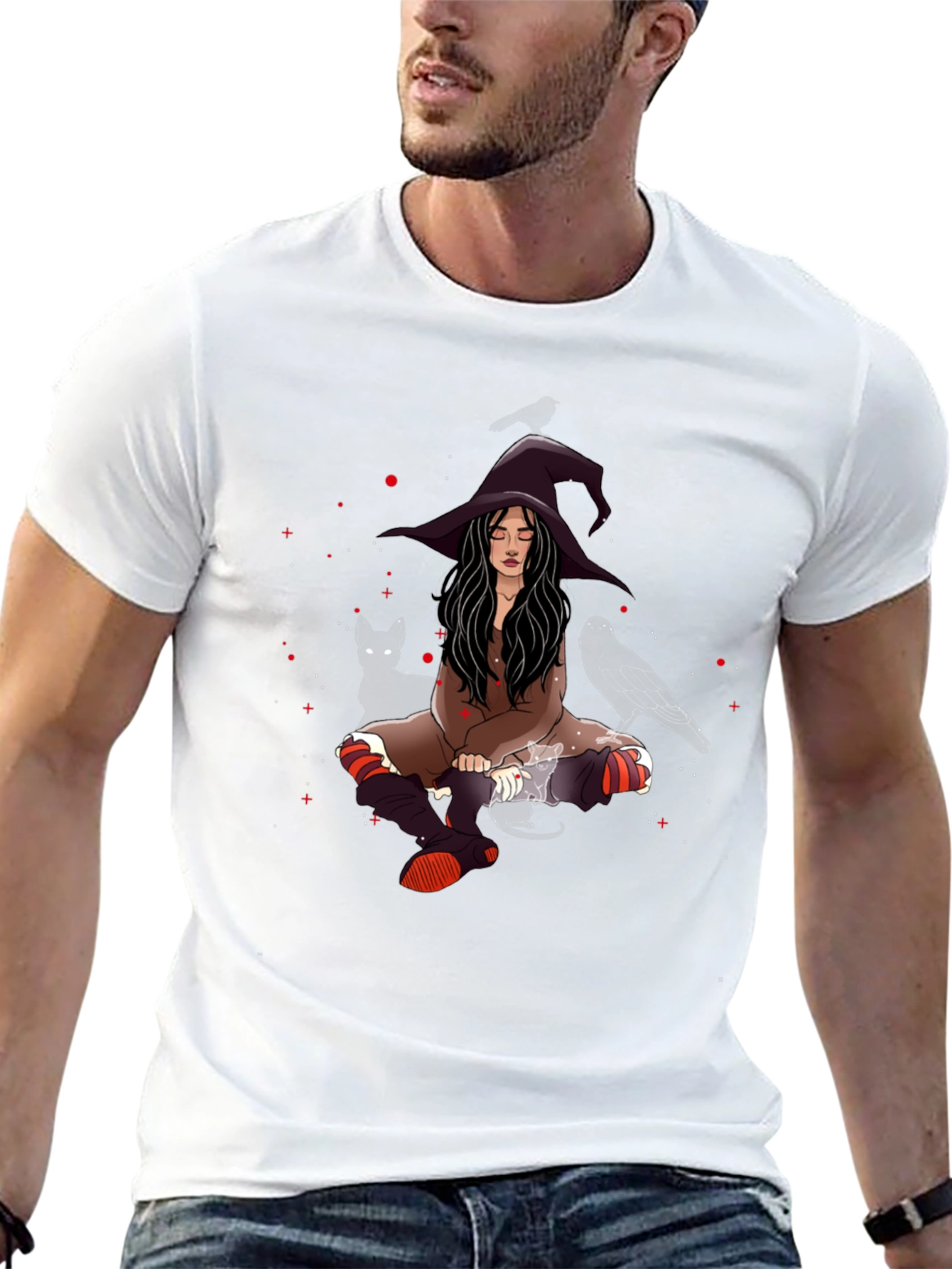 Witch & Familiars Graphic T-Shirt