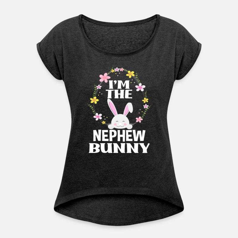 I Am Nephew Easter Bunny Flower Wreath Easter