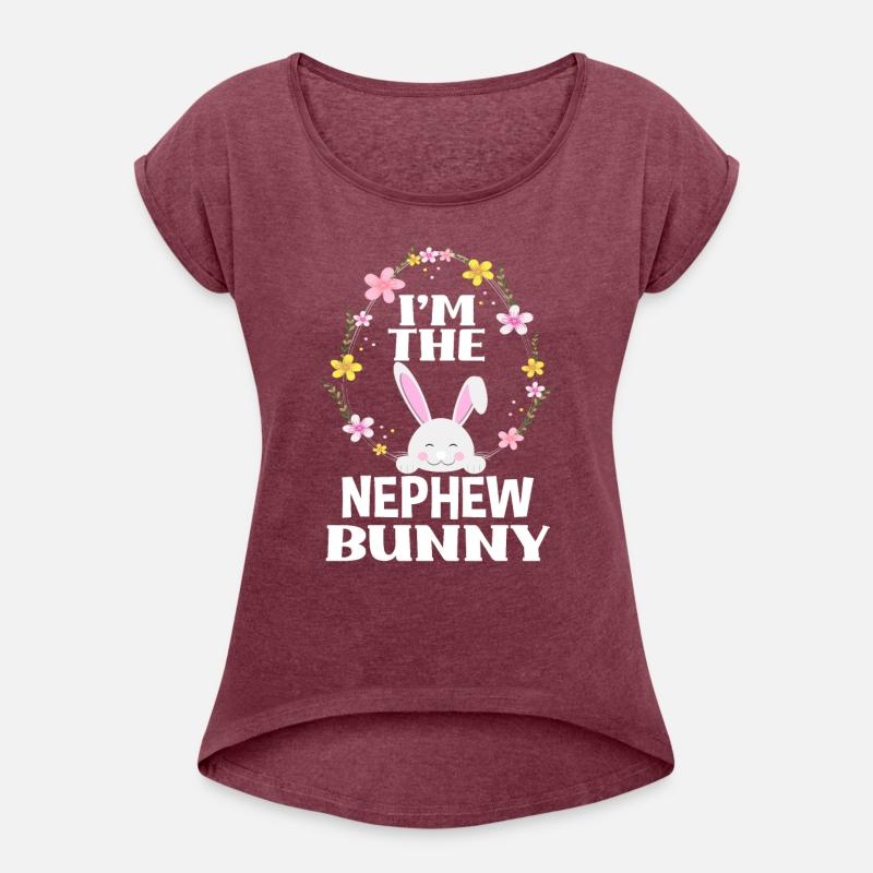 I Am Nephew Easter Bunny Flower Wreath Easter