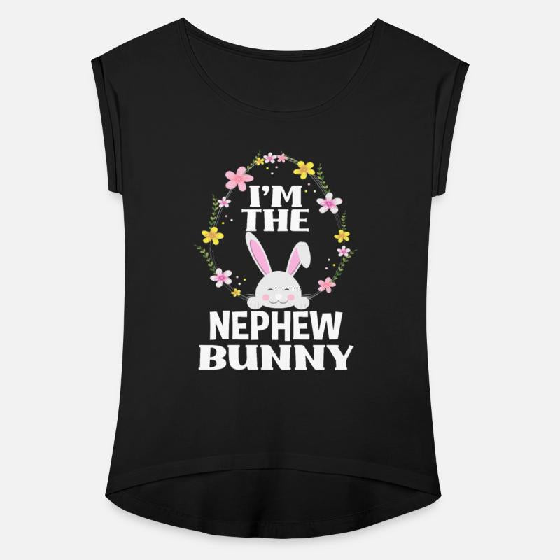 I Am Nephew Easter Bunny Flower Wreath Easter