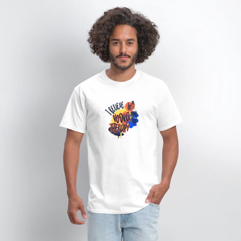 I Believe In Vodka Therapy Funny Alcohol Beer T-Sh