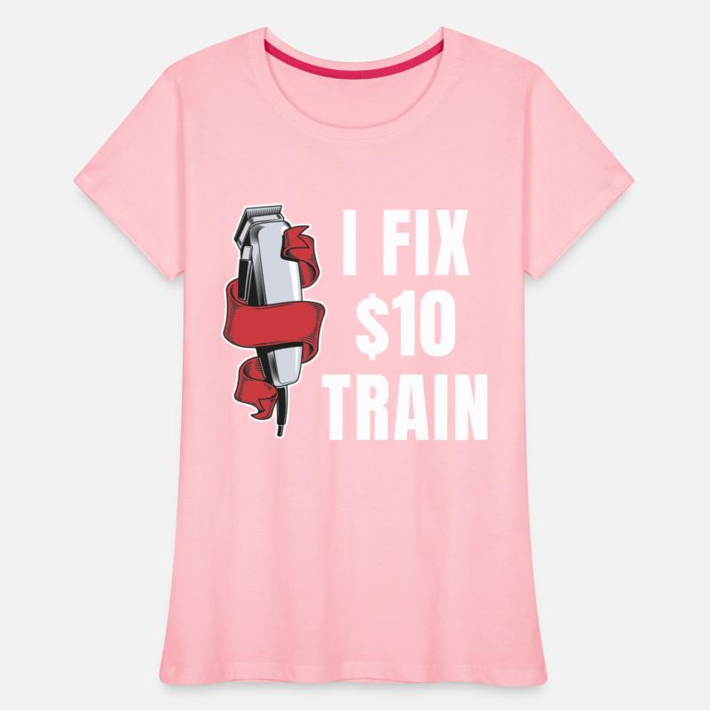 I Fix $10 Haircuts Funny Barber Mustache Bearded