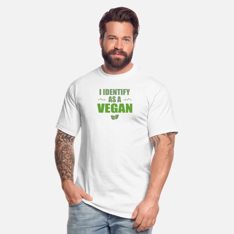 I Identify As A Vegan Funny Veggie Lover Vegans