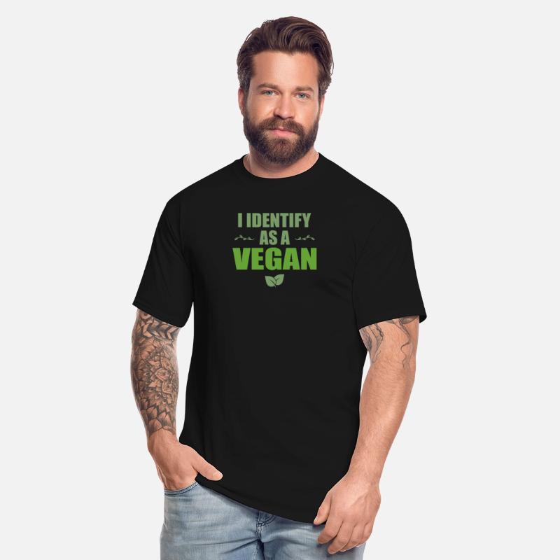 I Identify As A Vegan Funny Veggie Lover Vegans