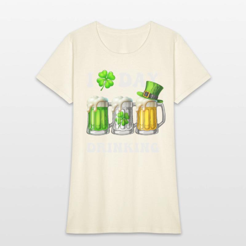I Love Day Drinking Beer Shamrock St Patrick’s Day