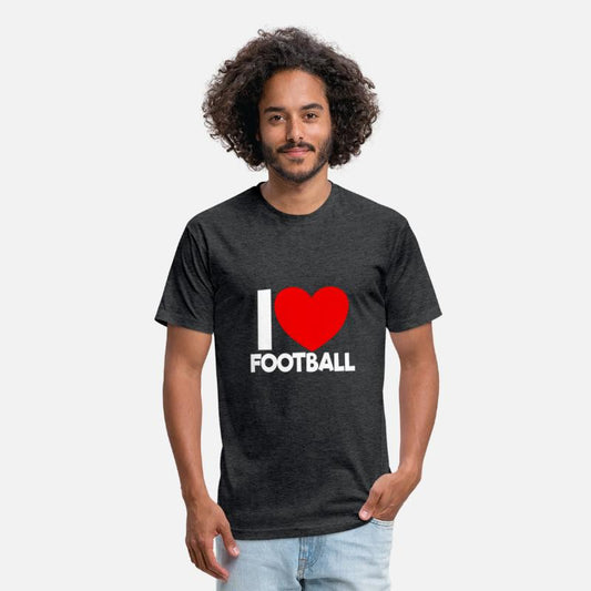 I Love Football Red Heart Football Lover Football