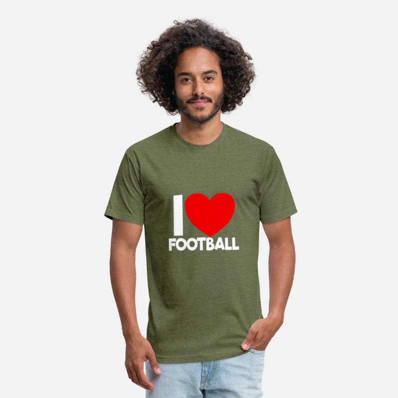 I Love Football Red Heart Football Lover Football