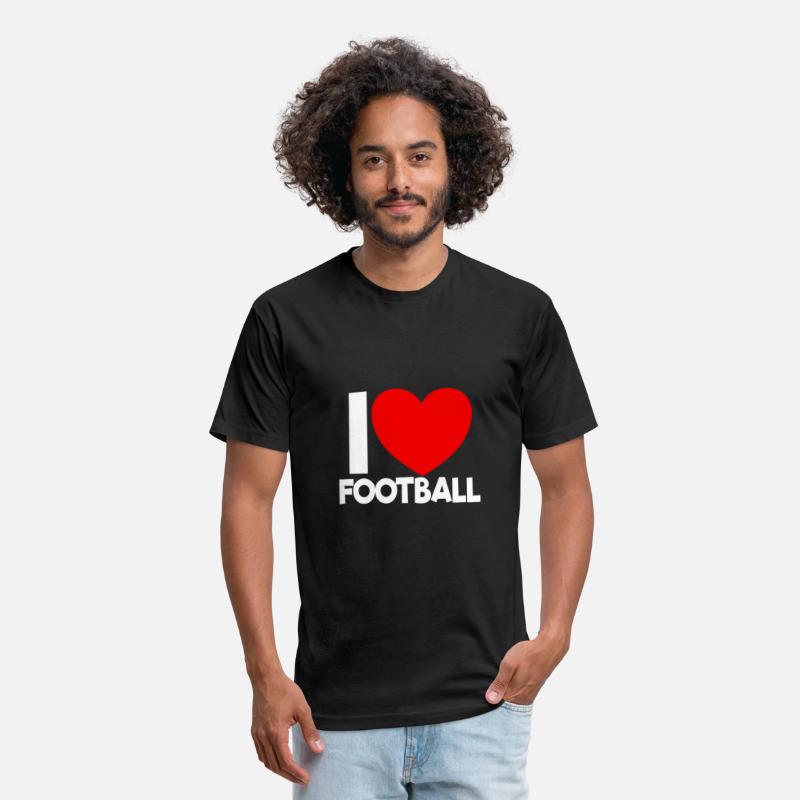 I Love Football Red Heart Football Lover Football