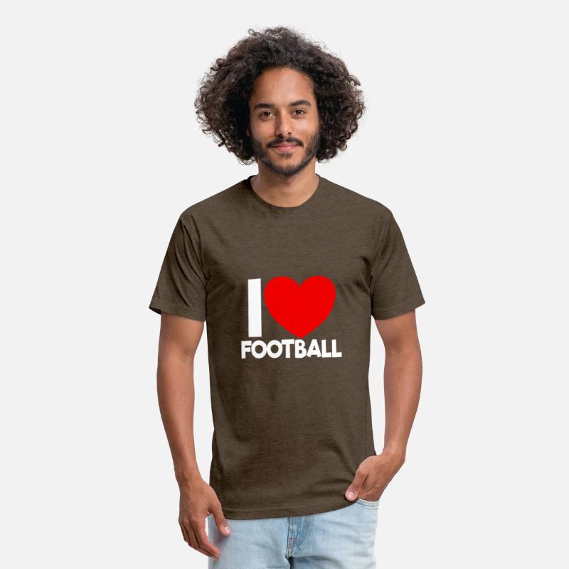 I Love Football Red Heart Football Lover Football