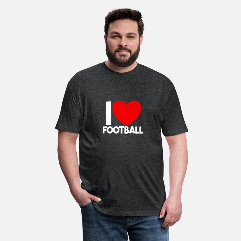 I Love Football Red Heart Football Lover Football