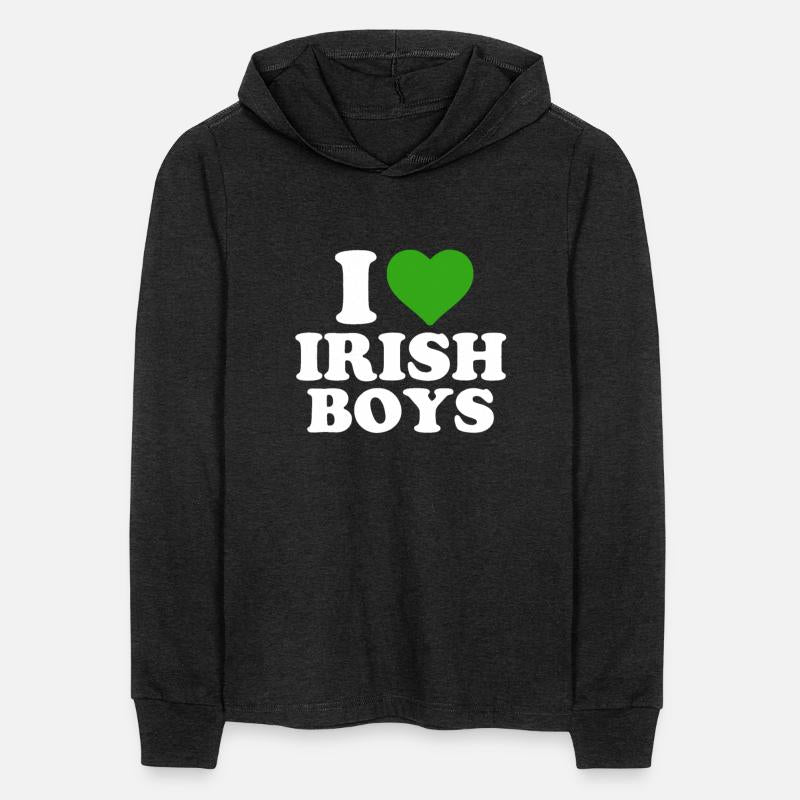 I Love Irish Boys Funny St Patrick's Day Heart