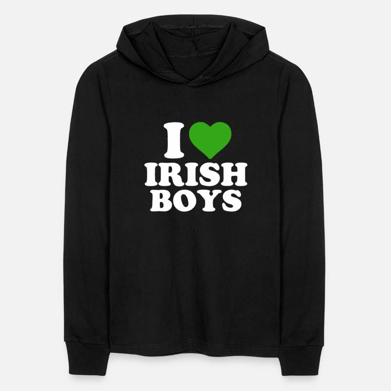 I Love Irish Boys Funny St Patrick's Day Heart