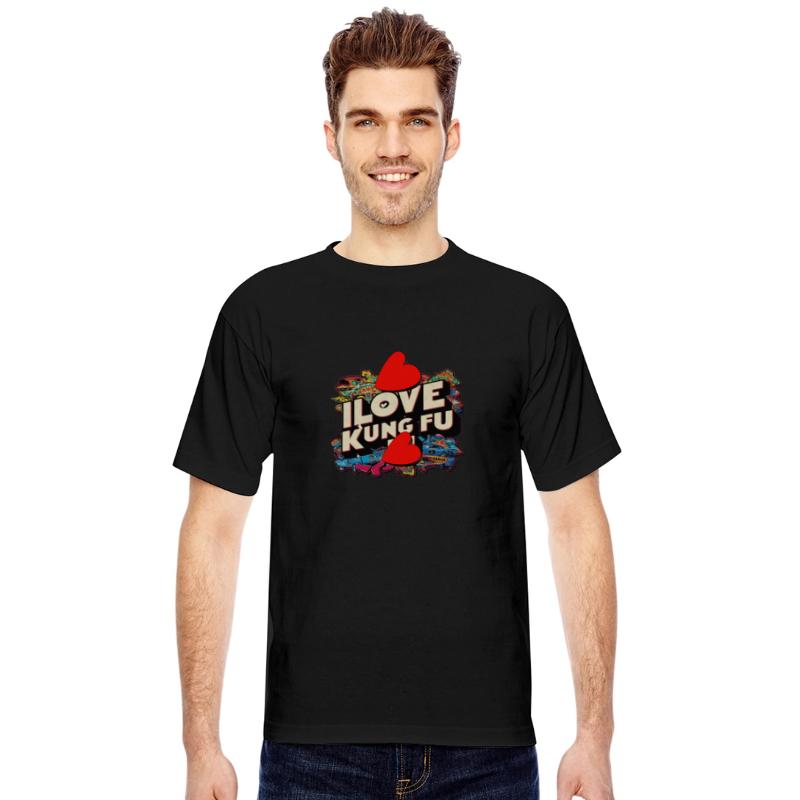 I love KUNG FU T-shirt high-quality