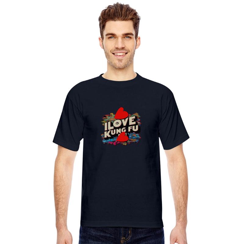 I love KUNG FU T-shirt high-quality
