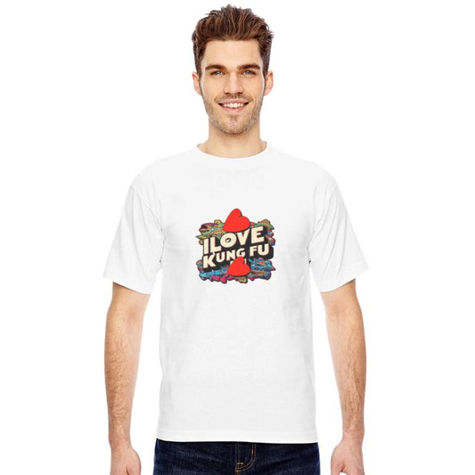 I love KUNG FU T-shirt high-quality