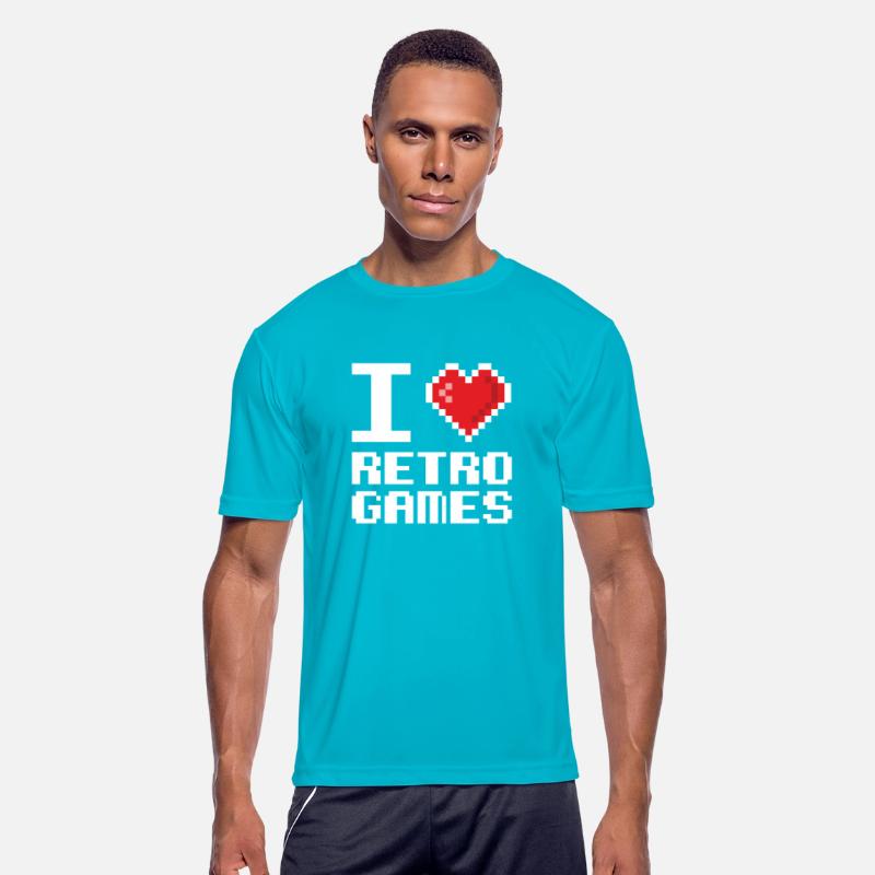 I love Retro Games Retrogaming Videogame